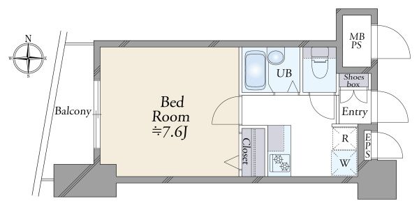 アーバイル戸越駅前間取り図