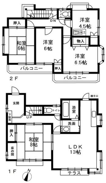 東京都日野市 東豊田４丁目間取り図