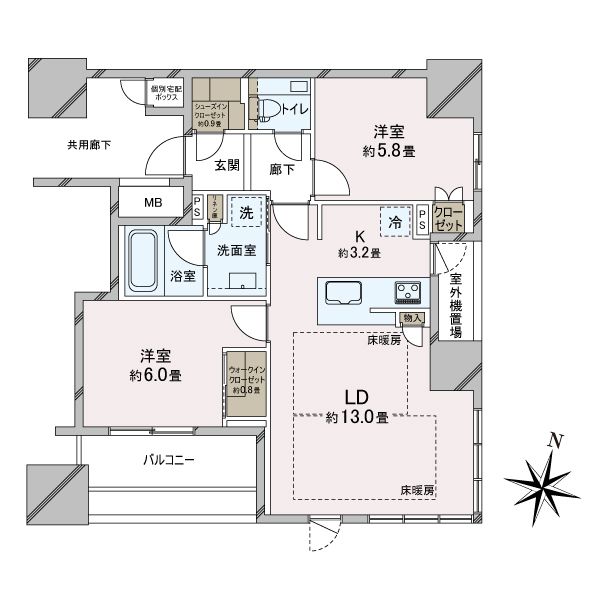 ザ・パークハウス大阪梅田タワー間取り図