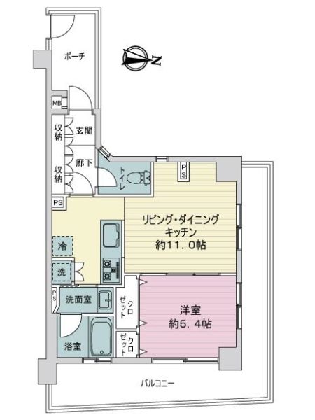 セーナ中野南台間取り図