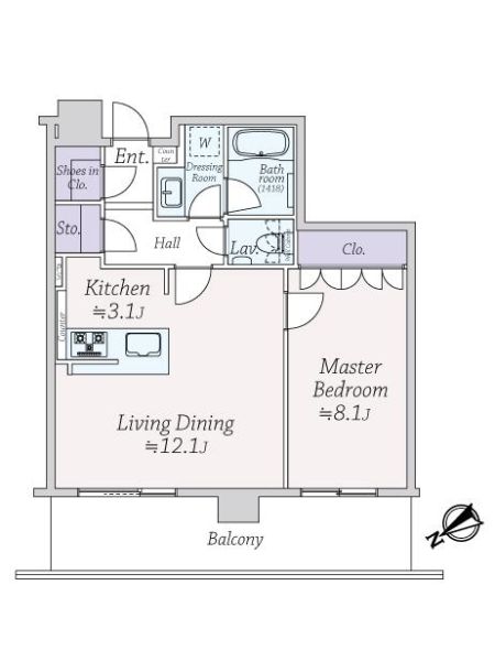 ザ・広島タワー間取り図