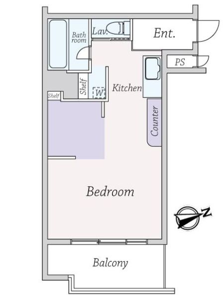 ハイネス北浜間取り図