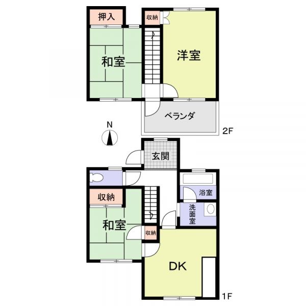 ガーデンハウス千代が丘間取り図