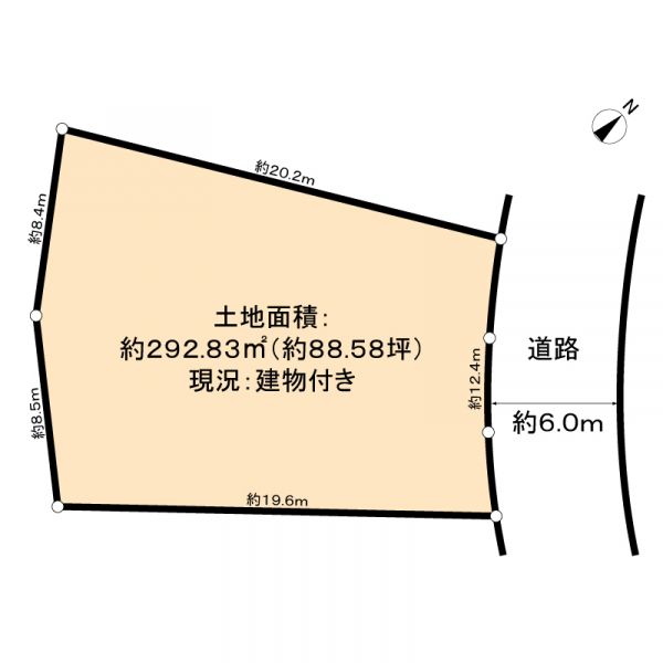 大阪府堺市南区 高倉台４丁間取り図