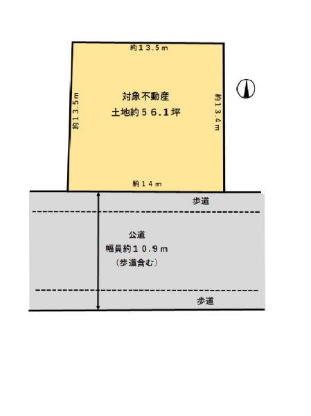 大阪府堺市東区 日置荘北町１丁間取り図