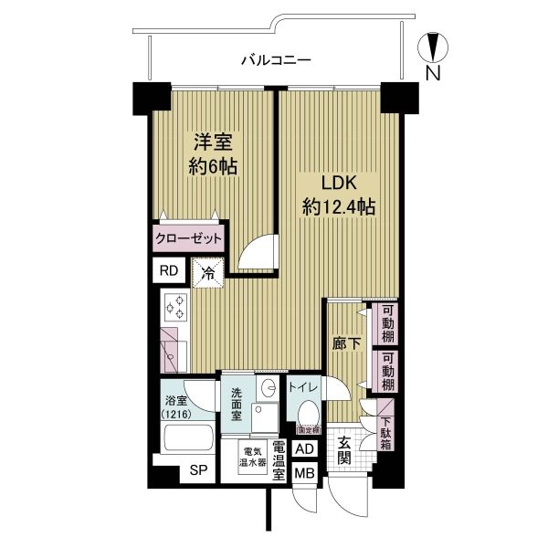 今里グリーンハイツ間取り図