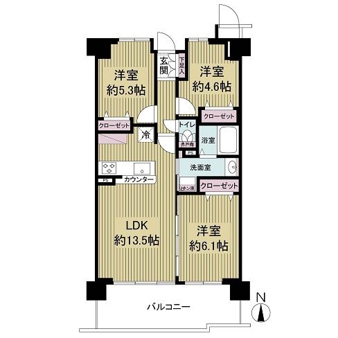グランドール北大阪間取り図