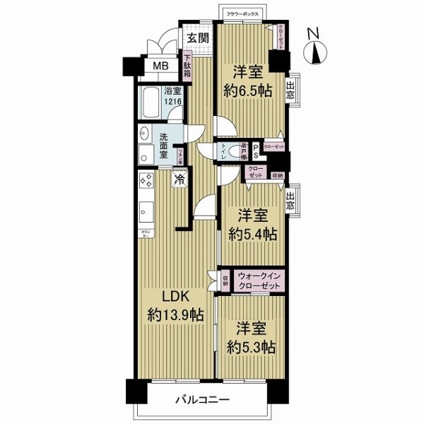 都島パーク・ホームズ間取り図