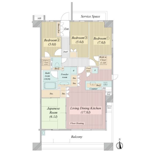 ＢＥＬＩＳＴＡ溝の口間取り図