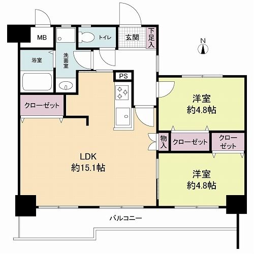 セザール天神ノ森間取り図