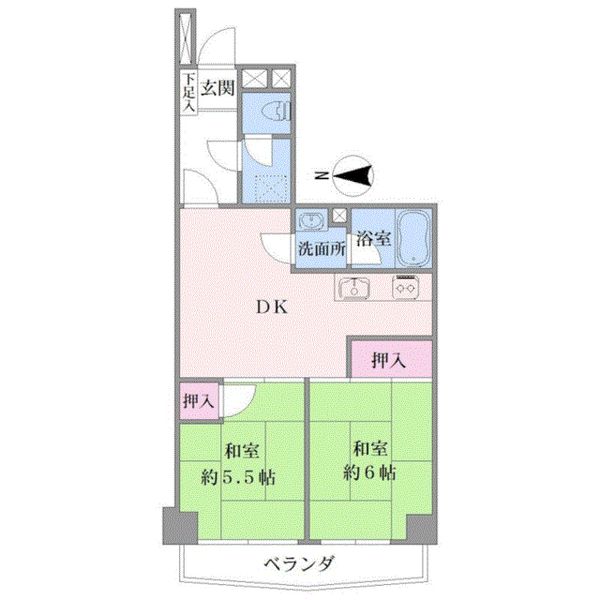トーエイ大森コープ間取り図