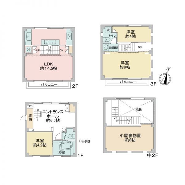 埼玉県さいたま市中央区 鈴谷６丁目間取り図