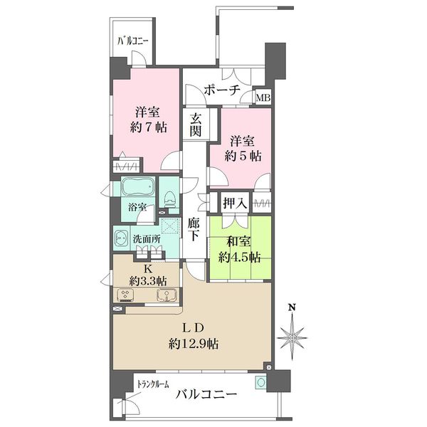 グランスイート京都梅小路公園間取り図
