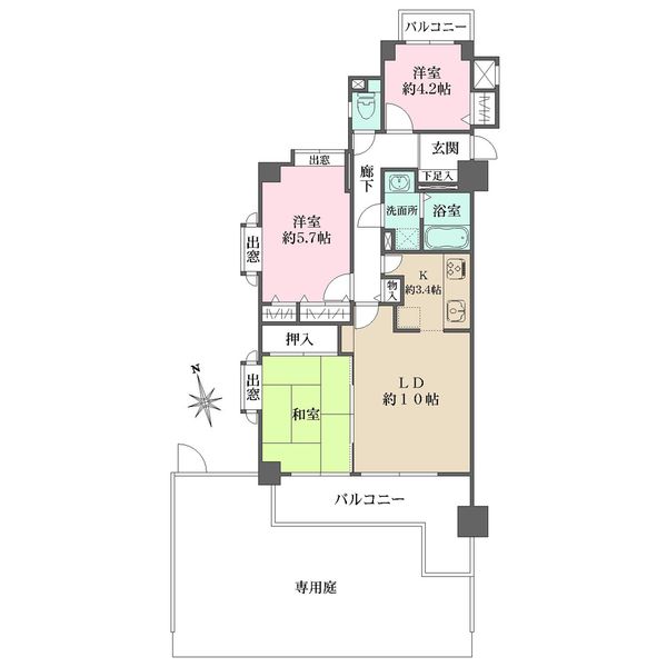 藤和シティホームズ守口間取り図
