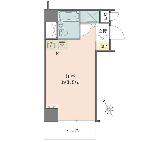 マンションフロイント麻布間取り図