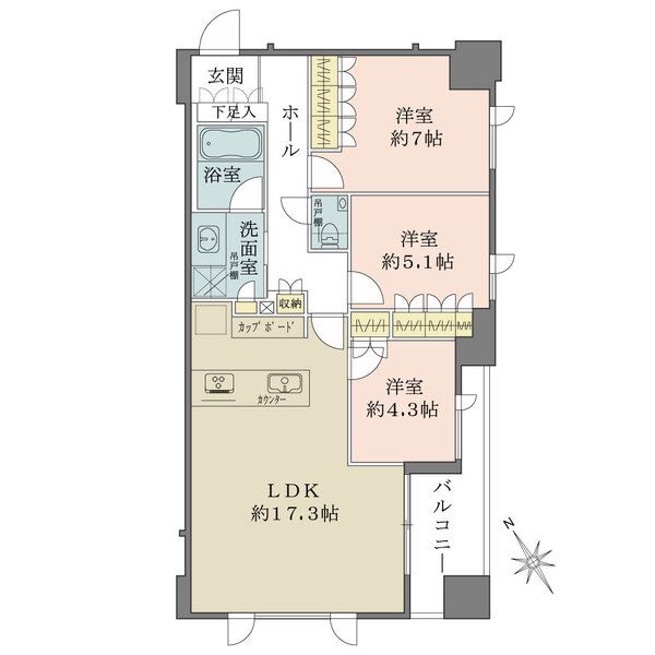 GREEN PARK 八丁堀間取り図